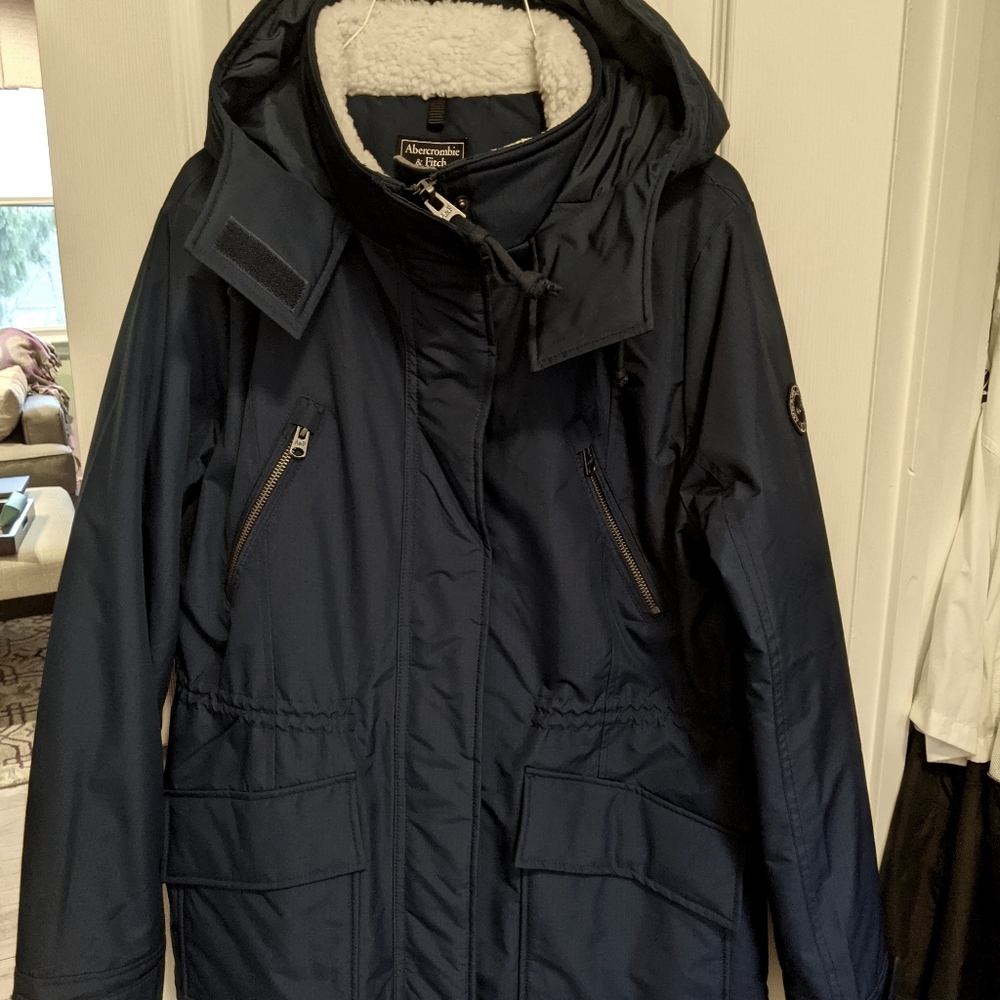 Abercrombie & Fitch parka jacket, size M